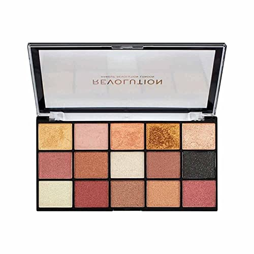 Makeup Revolution | Paleta de sombras de ojos Reloaded | Affection | 15 sombras | 16,5 g
