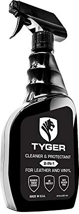 Tyger Tonneau Cover Cleaner & Protectant 2-in-1 Spray Specialized for Leather and Vinyl Surfaces, 22 Fl. oz. Made in USA