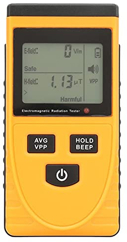 Strahlungs Detektor, Geigerzähler Radioaktivität Detektor Digitaler Strahlungsmessgerät LCD Detektor für Elektromagnetische Strahlung, Dosimeter, Tester