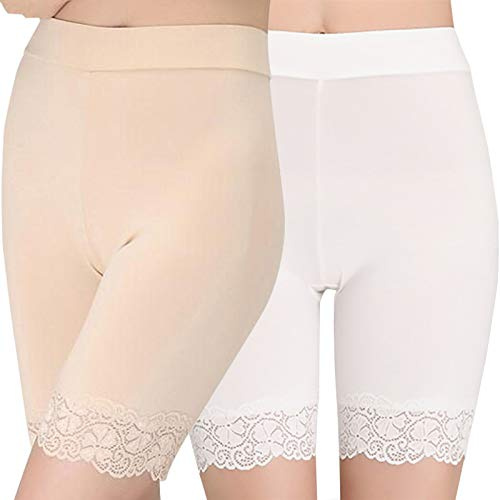 Panty Coton Cycliste Short Femme Anti Frottement Cuisse Femme Boxer Short Sécurité Legging Court sans Couture