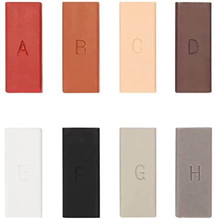 Irfora 8 pezzi kit di riparazione per piastrelle in ceramica, sistema di guardia, riparazione, graffi, fessurazione, superficie delle piastrelle, riparazione di graffi, riparazione solo materiali di