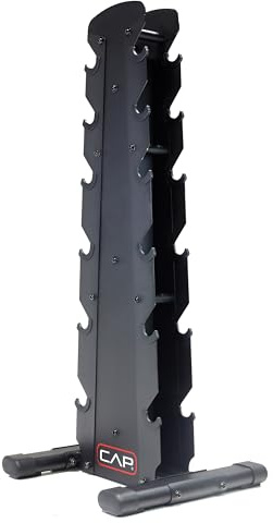 CAP Barbell Dumbbell storage Rack - Black