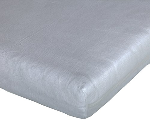 Träumeland Spannbetttuch für Babymatratze Tencel anthrazit 60x120 / 70x140