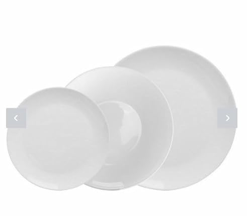 La Mediterránea Plato Llano Whom 18 Piezas (2 Unidades)