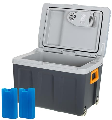 ADLER EUROPE Campingkylare 40 l - kylskåp 12 V - 230 V - värmefunktion - stor kylbil - bilkylskåp - hög mobil kylskåp [energiklass E]