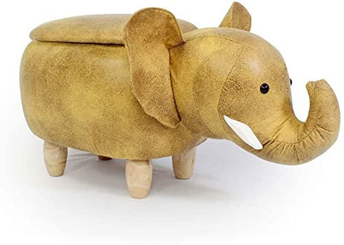 DLNTXFDG Repose-Pieds Repose-Pieds Boîte de Rangement Repose-Pieds Siège Repose-Pieds Animal Ottoman Rangement Repose-Pieds Tabouret Éléphant Siège Rembourré Boîte de Rangement pour Jouets