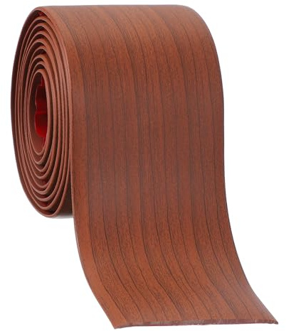 PATIKIL Bande De Transition Autoadhésive Pour Sol 76 mm x 2 Mètres, Revêtement Plat Pour Laminé Vinyle Pour Joints De Sol Portes Moquette Carrelage Noyer