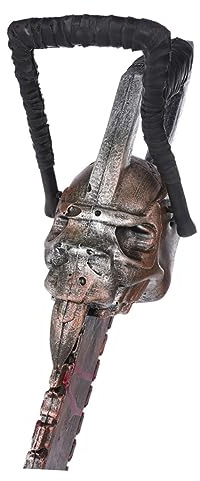Supvox Halloween Kettensäge Realistisches PU Prop für Kostümpartys Cosplay und Schulveranstaltungen Sorgt für Gruselige und Spaß