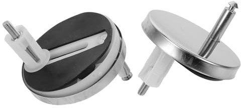 KOMBIUDA Tornillos Para Bisagras De Inodoro De Plástico 6,5 Cm Con Tacos De Goma Expansores De Fijación Para Montaje Rápido y Seguro, Kit 2 Pares Para Reparación y Mantenimiento Del Baño
