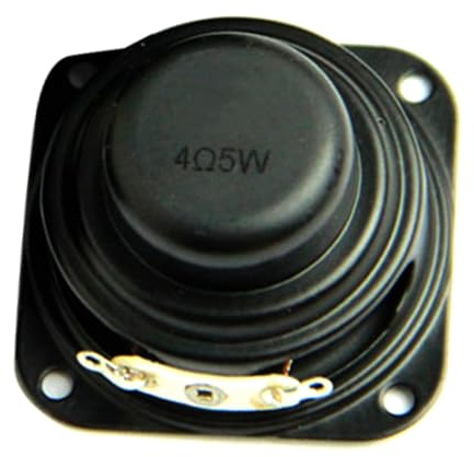 Klaisy Verbesserte 40-mm-1 5-Zoll Full Range Lautsprecher Sound 4-Ohm Interner Magnetischer Für Heimkino Langlebiger Sound Tragbar