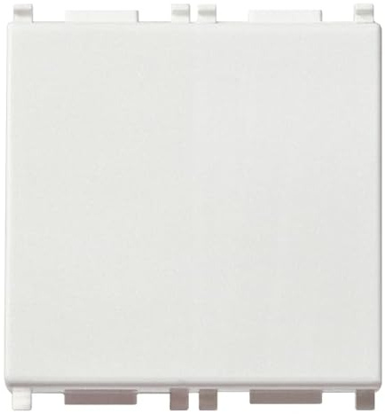 Vimar 14001.2 Plana Interruttore, 2M, 1 polo 16AX, illuminabile, bianco