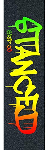 Stanced Griptape + Fantic26 Sticker (Rasta, rot, gold, grün, silbern)