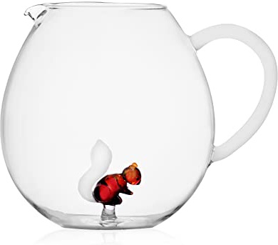 Ichendorf Milano Brocca Scoiattolo | Collezione Animal Farm | 290 cl | Vetro Borosilicato | Fatto a Mano