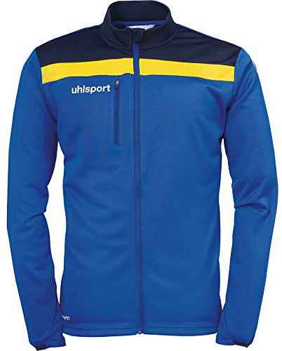 uhlsport Kinder Jacke Offense 23 Jacke, azurblau/Marine/limonenge, 152, 100519811