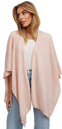 Damen Poncho,Schal Pullover, Lange Strickjacke, Strickpullover, Mantel,XXL Umhängetuch,Tunika für Sommer und Winter