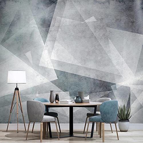 YABAOST Tv Wand Hintergrundbild Tapete 200X100Cm Wandtapete Schlafzimmer Tapeten Wohnzimmer Mode Textur Dreieck Wasserfest Selbstklebendes Wandbild Abnehmbar Tapete Wanddekoration