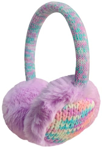 IHCEMIH Orejeras para niñas y mujeres, orejeras de felpa esponjosa, ajustables, accesorios de invierno, calentadores de orejas suaves, para correr, esquí, protectores del viento frío, regalo al aire