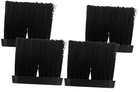 Happyyami Cepillo para Chimenea Pequeño 4 Piezas Cerdas Firmes Limpieza De Cenizas Multiusos Hogar Cocina Bancos