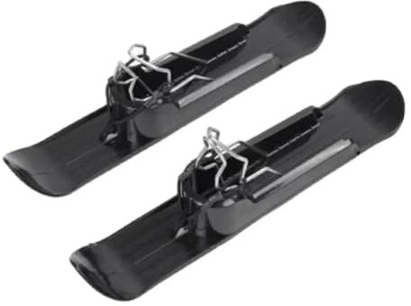 Kytxqikd Schneeschlittenbrett, Strand-Skateboard, Universelle Skiplatte für Scooter, Laufrad, Haustier-Kinderwagen, Rollstuhl-Werkzeug für Behinderte