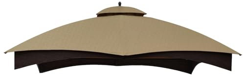 COOSHADE Riplock-Pavillon-Ersatzdach für Lowe's Allen Roth #GF-12S004B-1 (Beige)
