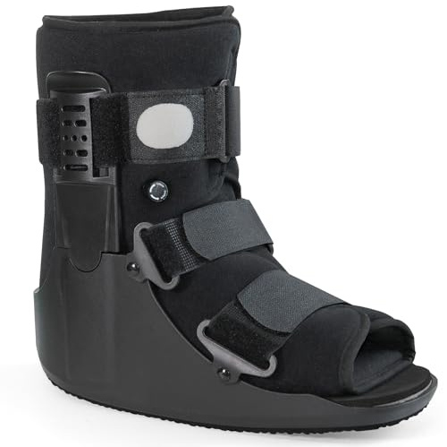 DEZOON Walking Boot, Fracture Boot for Broken Foot and Ankle, Short Air Cam Walker Boot for Injured Foot Small