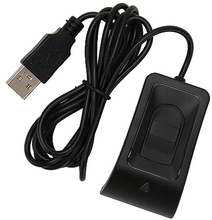 USB Fingerabdrucksensor für PC, Biometrischer Fingerabdruckleser, Desktop Fingerprint Scanner, unterstützt bis zu 10 IDs