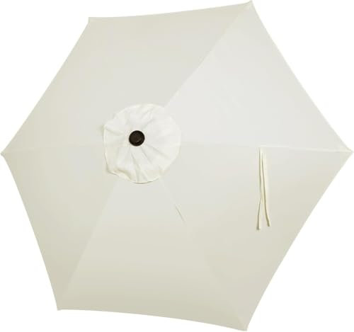 Yaqor Telo Ombrellone 3X3 Ricambio 6 Stecche. Telo Ricambio Ombrellone 6 Stecche E 3 Metri Resistente E Spesso. Ricambio Ombrelloni Terrazza o Giardino.