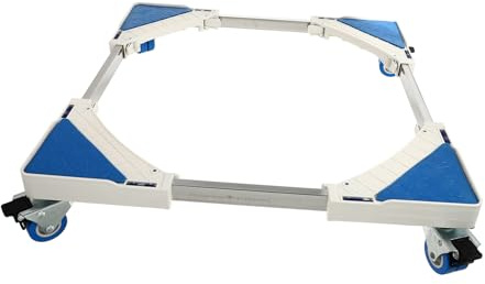 Cabilock Elevate Your Washing Machine Fridge Stand Base Expandable Tripod Washer Trolley Bracket Noise-reducing Pads