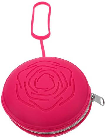 SHERCHPRY Scatola Porta Coppa Mestruale in Silicone Riutilizzabile Coperchio, Custodia Portatile Conveniente per Viaggi, Design Compatto e Facile da Pulire