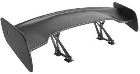 FZCSIMR Accessories Universal GT Style Rear Spoiler Wing Tail Air Dam Sedan Body Kit Decoration Racing Car Tuning Roof Spoiler Lip(QP36006MBK)