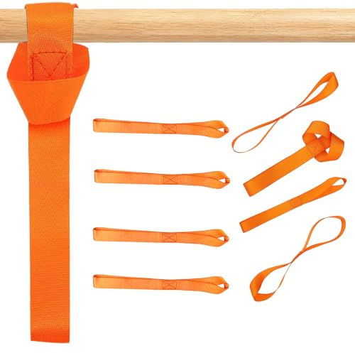 Dryxog 8 Stück Zurrschlaufen 20.5CM Weiche Schlaufen Spanngurte Koffergurt Multifunktional Zurrgurt Autogurt Verlängerung Anhänger Zubehör für Motorrad Auto Camping Ladungssicherung
