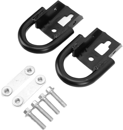 Juego de ganchos de remolque de metal profesional, solución de remolque segura para coche, servicio largo para gancho de remolque de coche