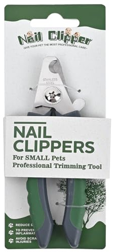 TIHNY Cortauñas para Perros y Gatos Profesionales, Cuchillas de Acero Inoxidable, Cortador de Garras para Mascotas con Mango Antideslizante, Beagle, Cocker Spaniel, Razas Medianas (M)