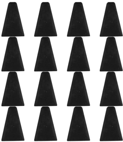 SOLUSTRE Parachoques de Silicona Protectores para Rejilla Deshidratadora Patas Elevadoras, 16 Piezas Negras Resistentes y Fáciles de Limpiar para Freidora de Aire