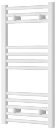 Radiador Toallero Blanco 400 x 800 mm para Calefacción Central, Acero