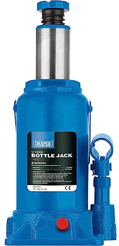 Draper 13073 Hydraulic Bottle Jack (12 Tonne), Blue