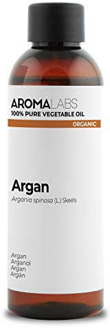 Argan BIO (Argania spinosa) - 100 mL - Olio Vegetale Vergine e Certificato Cosmos - Aroma Labs - Made in France