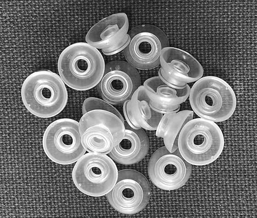 TERF® M8 x 28 mm, transparent, flexibel, PVC-Dachdeckung, Wellblech, Sela-Unterlegscheibe, M8 x 28 mm, für wetterfeste Abdichtung, 20 Stück