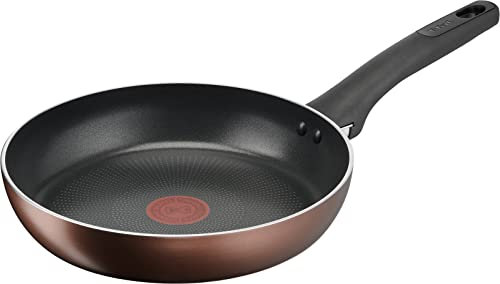 Tefal G17204 Frying Pan, 9.4 inches (24 cm), Compatible with Gas Fire, IH Titanium Excellence Mocha, Non-Stick
