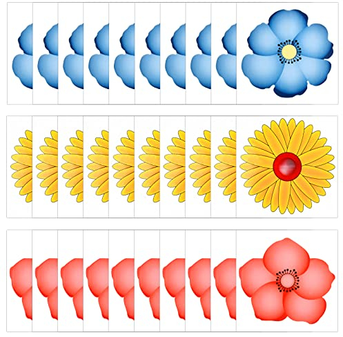 30 Stück Fliegenfalle Klebefalle, Florale Fruchtfliegenfalle für Fenster, Fliegenköder Fruchtfliegenfalle für Küche, Klebesticker Fliegenfalle für Hausgebrauch