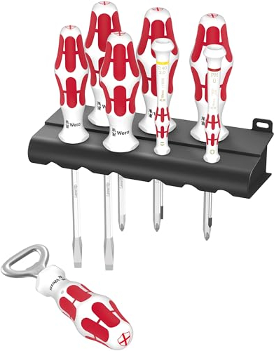 Wera - KRAFTFORM Sports Edition Set, England, 8PC - 05347820001, White, Red