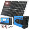 Solar Panel Kit with 500Watt Car Power Inverter/ 30A Pwm Charge Controller/ 18W Waterproof Solar Panel for Car RV Boat Motorcycle