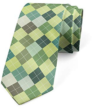 Xoovtka Corbata moderna multicolor para hombre, Multicolor verde pistacho, Taille unique