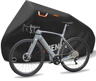 Heavy Duty 420D Waterproof Bicycle Cover - Outdoor Protection for eBike, Mountain, Road, Hybrid & More