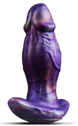 5.8 Anal Plug Large Silicone Butt Plug, Realistic Thick Buttplug Soft Anal Trainer with Anchor Shape Base Design, Sex Toys for Men Women Gay Couple, Small