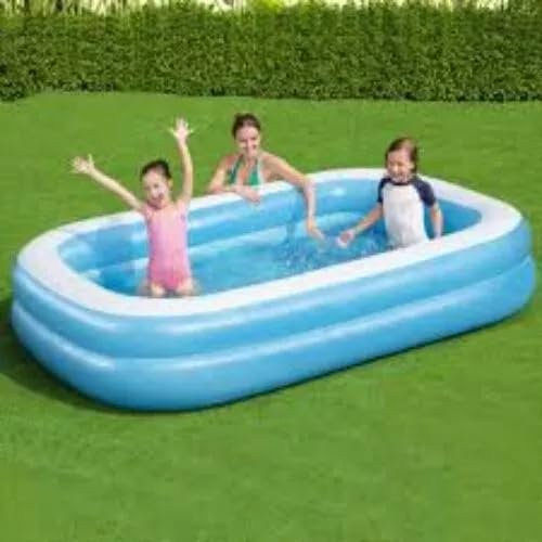 PISCINA GONFIABILE RETTANGOLARE CM. 262 X 175 X 51 AZZURRA