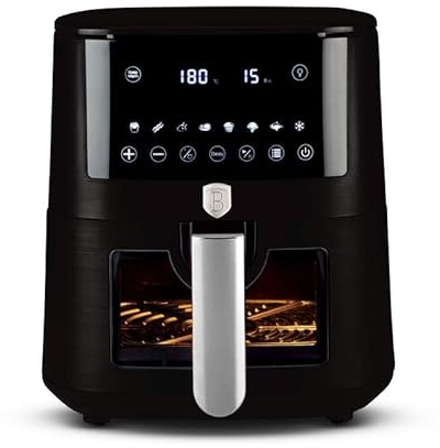 Berlinger Haus Freidora de aire caliente, 8 L, mate, colección Black BH-9605