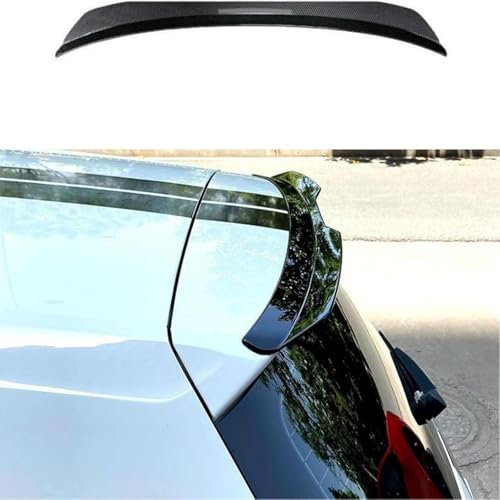FSHWQR Heckspoiler für Opel Vauxhall Adam M13 2013 2014 2015 2016 2017 2018 2019, Kofferraumspoiler Auto Kratzfeste Schlagfestigkeit Haltbarkeit Auto Zubehör,Carbon Fiber Look