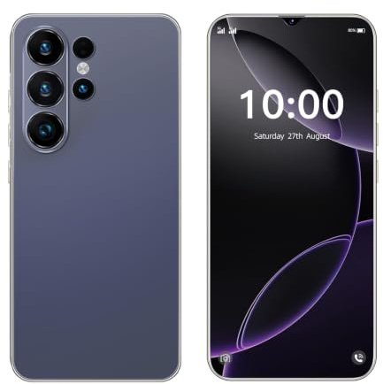 Téléphone déverrouillé, Écran de 6,3 pouces, smartphone 4G - LTE FDD TDD, double caméra, 2GBRAM, 16GBROM, extension 128GB, double carte SIM, convient aux utilisateurs débutants (5, purple)