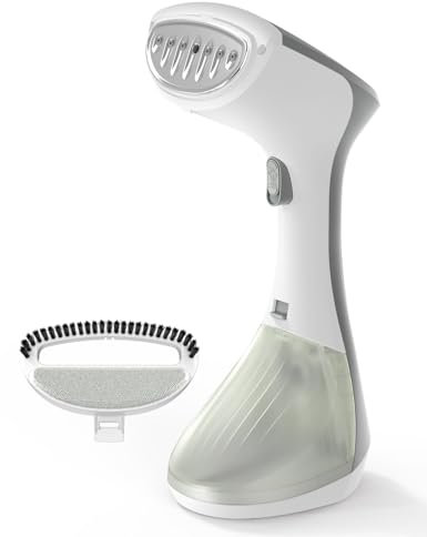 AROEVE Steamer Dampfglätter 1300W Handheld Dampfbügeleisen, 260ML Großer Tank, 2 Dampfmodi, kompakt & Tragbar für Zuhause, Büro, Reisen – Effizienter Faltenentferner, Grau